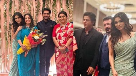 स्मृति ईरानी की बेटी की शादी में ब्लैक सूट में पहुंचे शाहरुख खान जबरदस्त लुक ने जीती महफिल