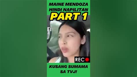 Maine Mendoza Hindi Napilitan Kusang Sumama Sa Tvj Part 1 Youtube