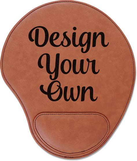 Design Your Own Personalized Leatherette Mouse Pad With Wrist Support