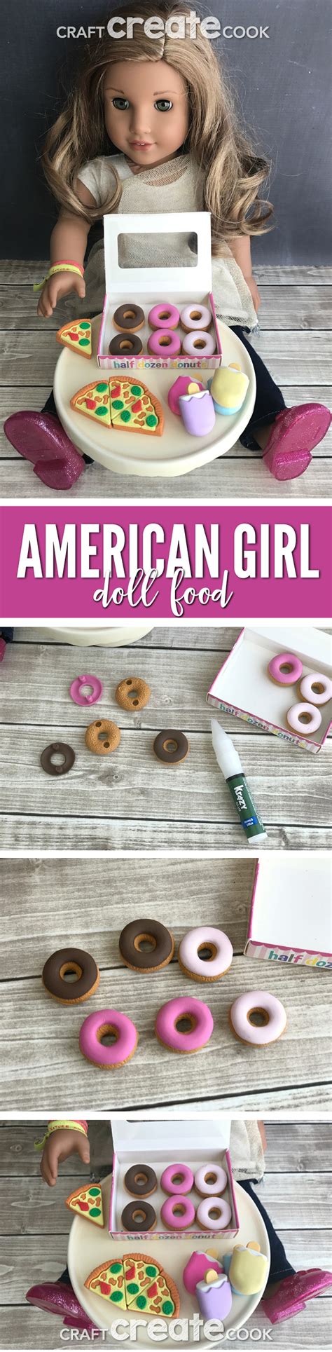 easy diy american girl doll food craft create cook