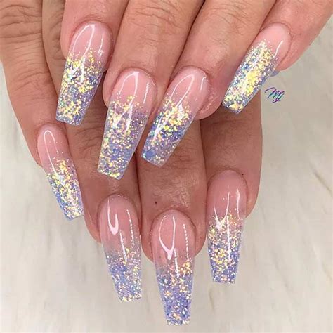 Top 10 Acrylic Nails Glitter Ombre Ideas And Inspiration