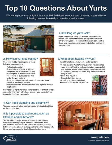 Frequently Asked Questions About Yurts Answered