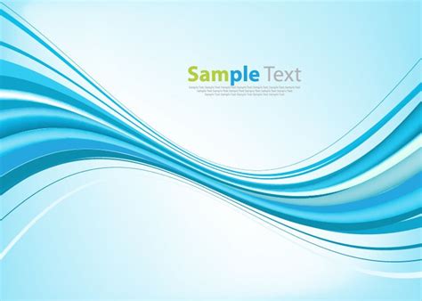 Abstract Curves Blue Background Vector Graphic Free Vector Graphics