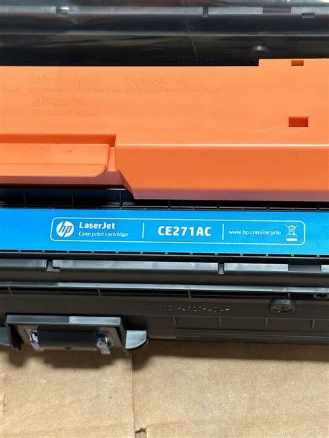 Genuine Oem Hp 650a Cyan Toner Print Cartridge Ce271a And Ce273ac Magenta