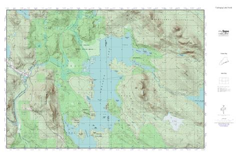 Umbagog Lake North Mytopo Explorer Series Map Mytopo Map Store