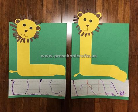 Letter L Crafts For Kindergarten Preschool Crafts