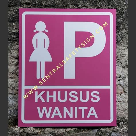 Jual Rambu Parkir Khusus Wanita 60 X 50cm Di Lapak Sentral Safety Sign Bukalapak