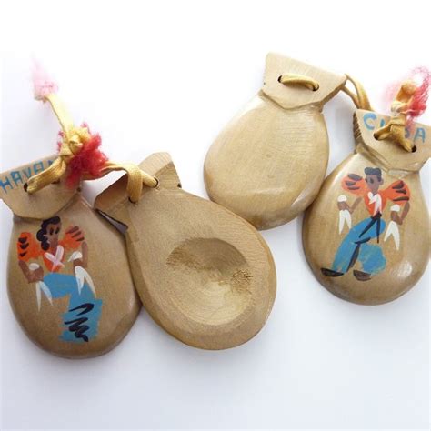 Wooden Castanets Etsy