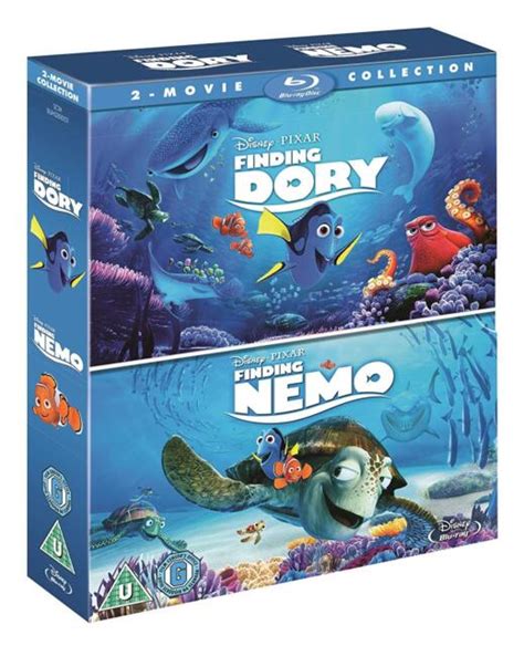 Finding Nemo Finding Dory Double Pack Blu Ray 2 Discs Disney