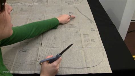 How to Cut Out Sewing Pattern Pieces - YouTube