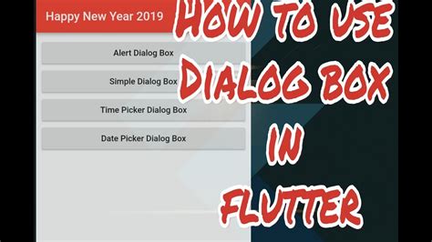 Flutter How To Use Dialog Box In Flutter Easy Steps Youtube My Xxx