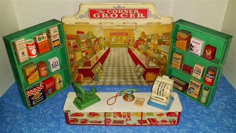 Tracys Toys And Some Other Stuff Tin Toy Grocery Stores By