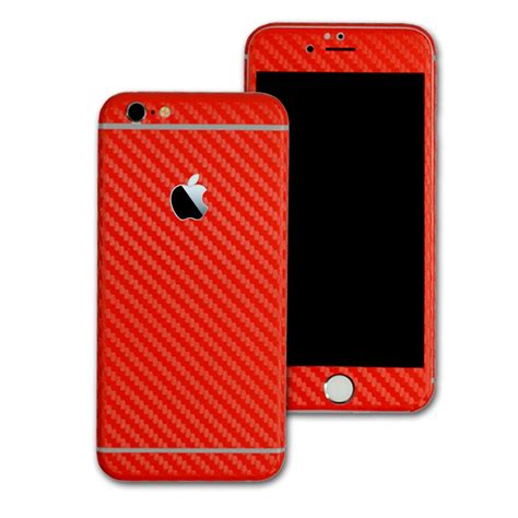 Iphone 6s Plus Red Carbon Fibre Skin Wrap Decal