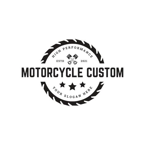 Premium Vector Badges Emblems Motorcycle Vector Logo