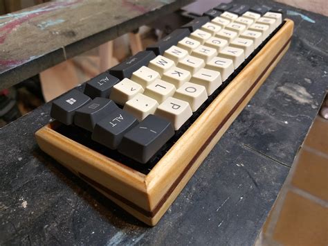A Custom Wooden Case For My Custom Keyboard Rmechanicalkeyboards