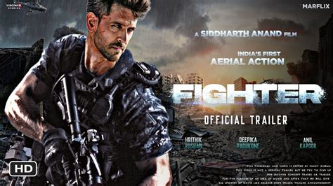 Fighter Movie Official Trailer Hrithik Roshan Deepika Padukone Anil