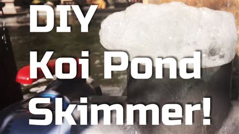 For the best results, place your pond skimmer across from your waterfall or discharge, allowing your pond to circulate properly. KOI DIY - Building a pond protein skimmer. Easy and lots ...
