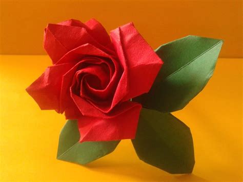 Origami Rose Tutorial By Masahiro Ichikawa
