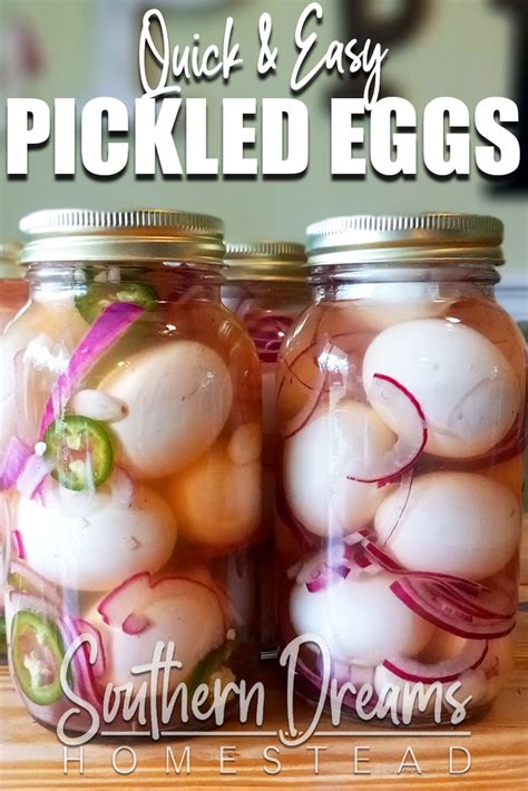 How To Make Pickled Eggs Easy Recipe Southern Dreams Homestead