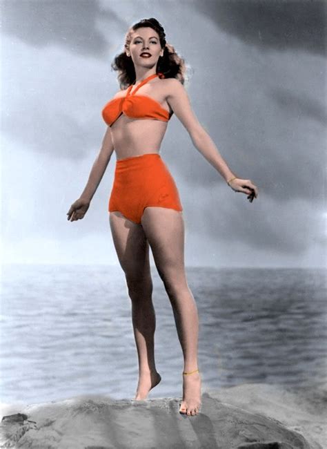 Ava Gardner Bikinis Orange
