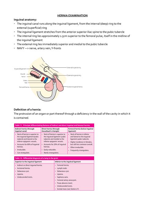 Superficial Inguinal Ring Palpation