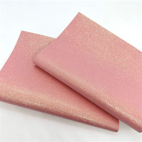 Iridescent Pink Fine Glitter Fabric Crafty Bear