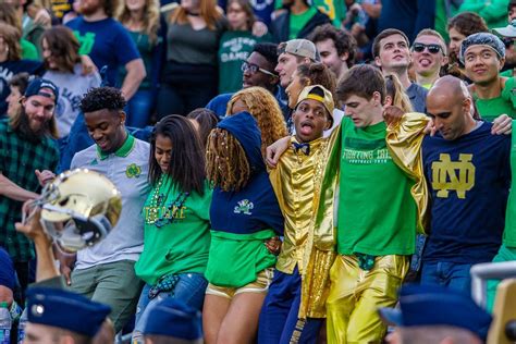 As A Fan What Is Your Notre Dame Fighting Irish Football Perspective One Foot D Notre