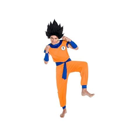 Disfraz Goku Traje Kame Naranja Talla Estandar Ml