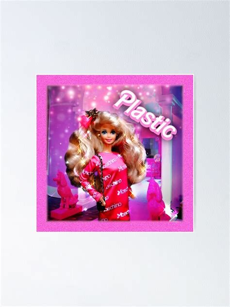 plastic barbie pink poster for sale by nickphillips redbubble