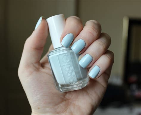 nails of the day essie borrowed and blue thataylaa