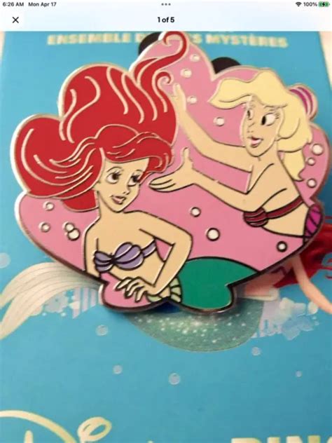 disney pin 2023 little mermaid ariel and sisters mystery collection ariel and arista 17 50 picclick