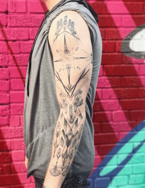 Art Deco Leg Sleeves Sleeves Ideas Half Sleeves Feminine Tattoo