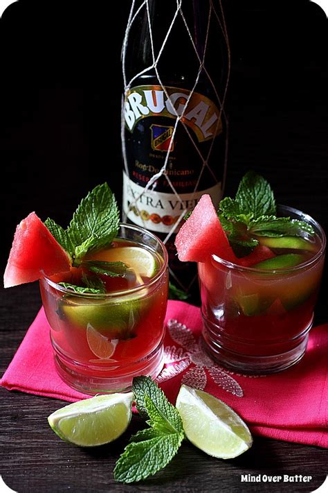 Grab your paper umbrellas and and get to shaking, stirring, and blending these fun summer rum cocktails. Watermelon Agua Fresca Rum Cocktail | Mind Over Batter