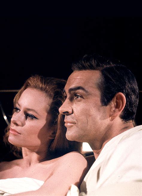 CinemaMonAmour Luciana Paluzzi And Sean Connery On The Set Of
