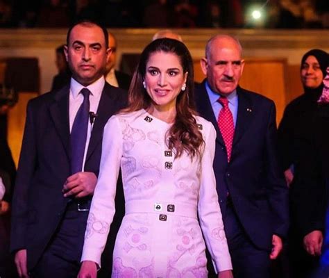 Queen Rania Queen Rania Red Leather Jacket Leather Jacket