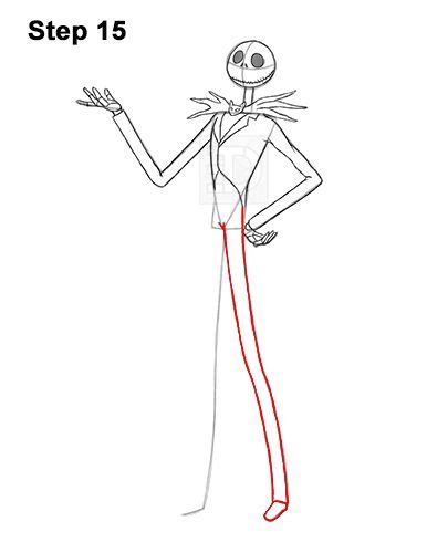 How To Draw Jack Skellington Full Body Video Step By Step Pictures