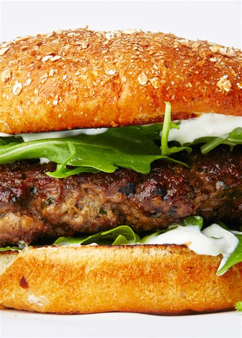 Lamb Burgers With Yogurt Sauce And Arugula Recipe Cart