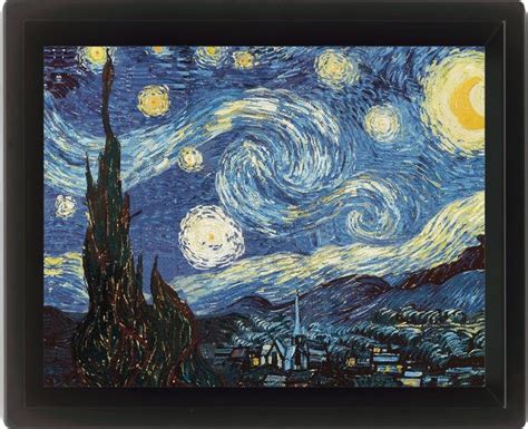 Vincent Van Gogh Starry Night Framed 3dposter Sale At Ukposters