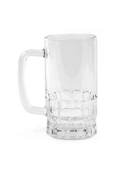 Custom Made Clear Glass Beer Mugs 18oz Sublimation Instacustoms