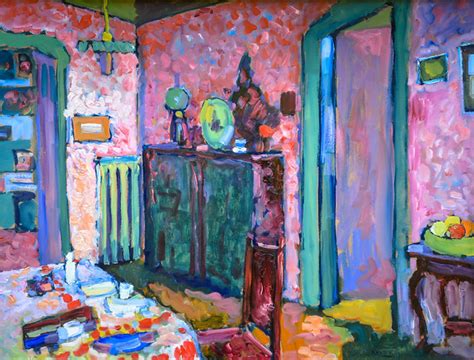 Wassily Kandinsky Interior My Dining Room 1909 At Lenbachhaus Art
