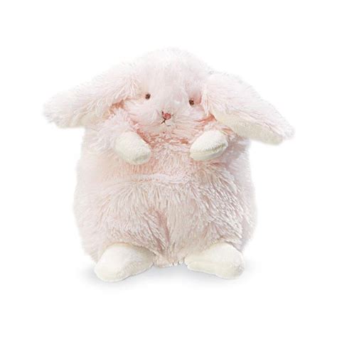 Tints Of Spring Round Fuzzy Bunny Pink Hearthsong Spring Bunny