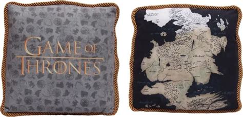 Factory Entertainment Game Of Thrones Westeros Map Throw Pillow North