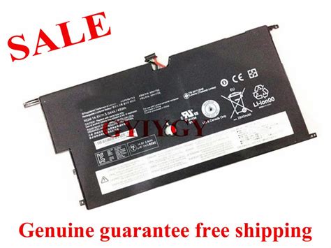 Free Shipping 45wh 304ah Battery For Thinkpad New X1 Carbon 14 45n1702