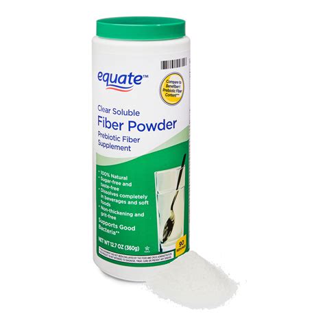 Equate Clear Soluble Fiber Powder 123 Oz