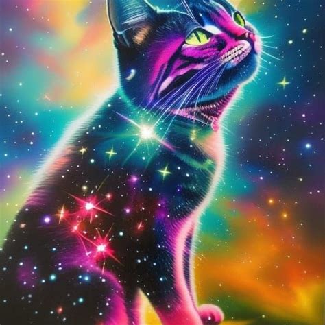Galaxy Cat Ai Generated Artwork Nightcafe Creator