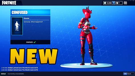 Fortnite New Confused Emotenew Dance Featured And Daily Skins