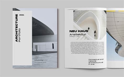 Architecture Portfolio Magazine Templates Templatemonster