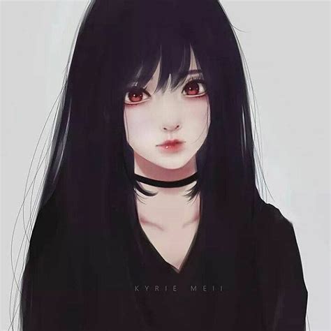 Ghim Trên Image Result For Anime Girl With Bangs Black Hair