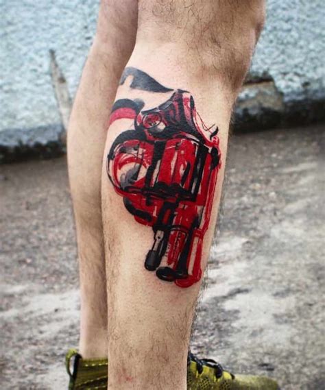 Pin On 25 Of The Best Gun Tattoos