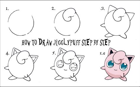 Daryl Hobson Artwork How To Draw A Pokemon Step By Step Jigglypuff